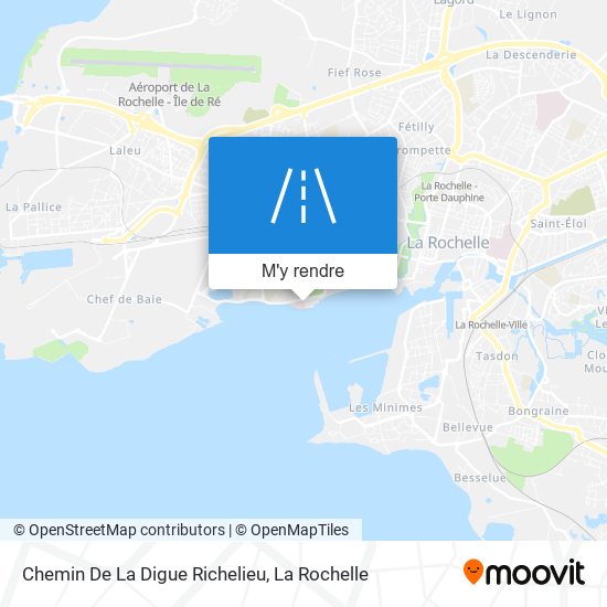 Chemin De La Digue Richelieu plan