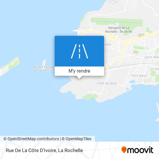 Rue De La Côte D'Ivoire plan