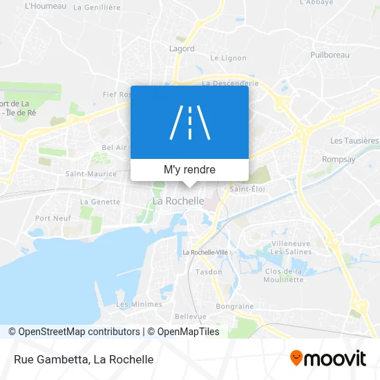 Rue Gambetta plan