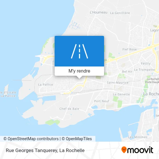 Rue Georges Tanquerey plan