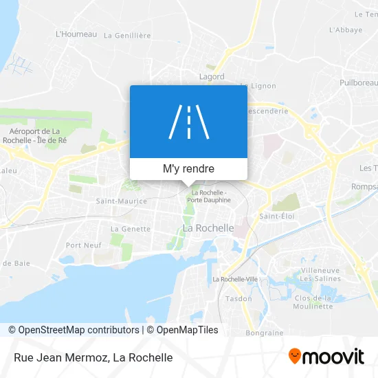 Rue Jean Mermoz plan