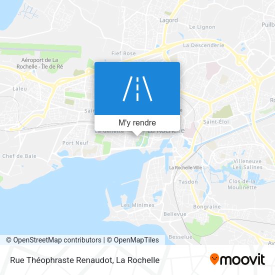 Rue Théophraste Renaudot plan