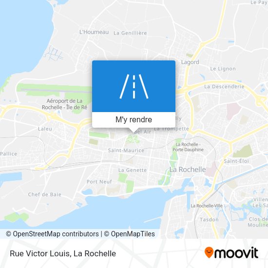 Rue Victor Louis plan