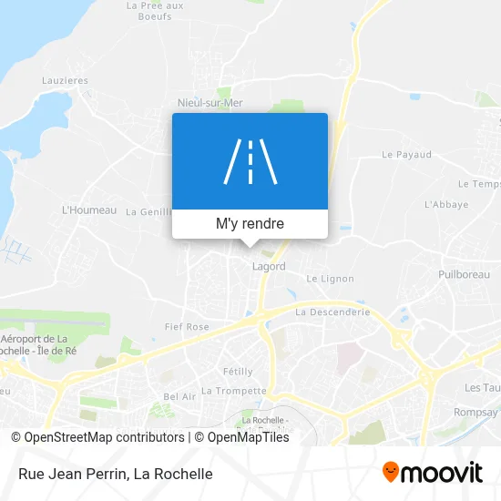 Rue Jean Perrin plan