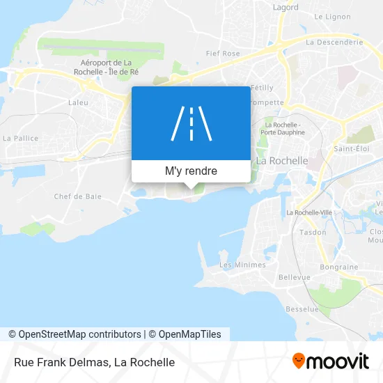 Rue Frank Delmas plan