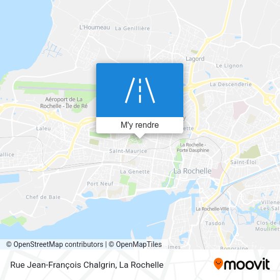 Rue Jean-François Chalgrin plan