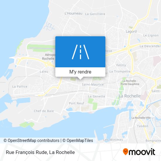 Rue François Rude plan