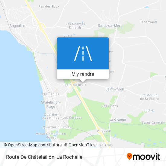 Route De Châtelaillon plan
