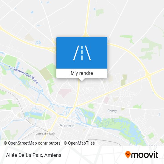 Allée De La Paix plan