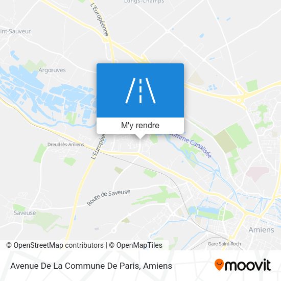 Avenue De La Commune De Paris plan