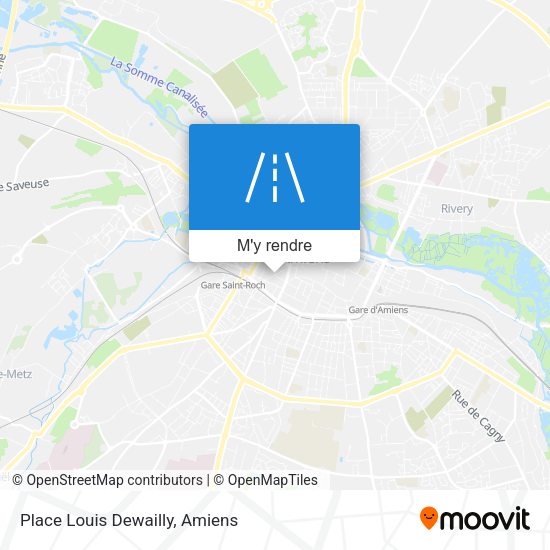 Place Louis Dewailly plan