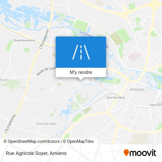 Rue Agricole Soyer plan