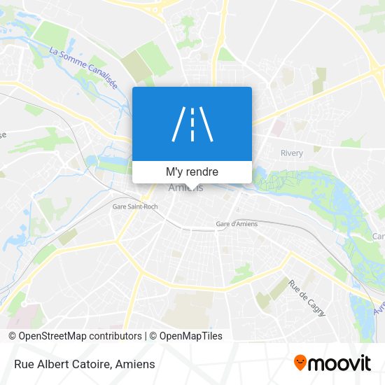 Rue Albert Catoire plan
