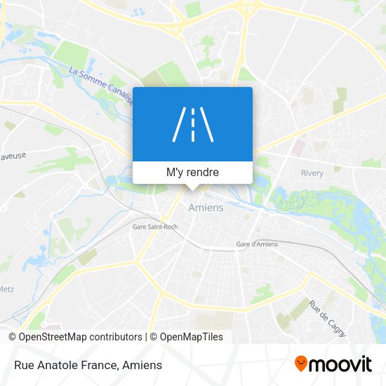 Rue Anatole France plan