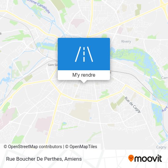 Rue Boucher De Perthes plan