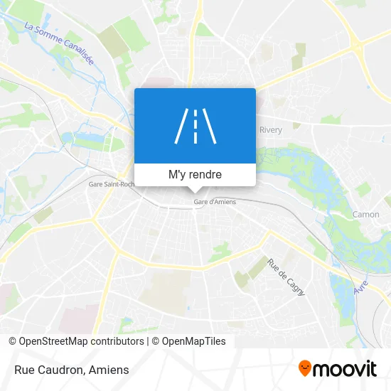 Rue Caudron plan