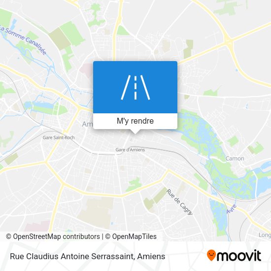 Rue Claudius Antoine Serrassaint plan