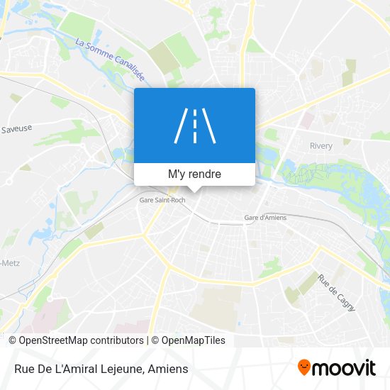 Rue De L'Amiral Lejeune plan