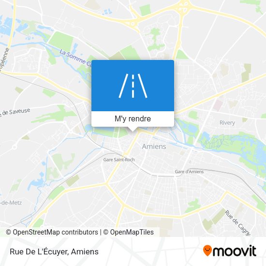Rue De L'Écuyer plan