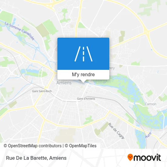 Rue De La Barette plan