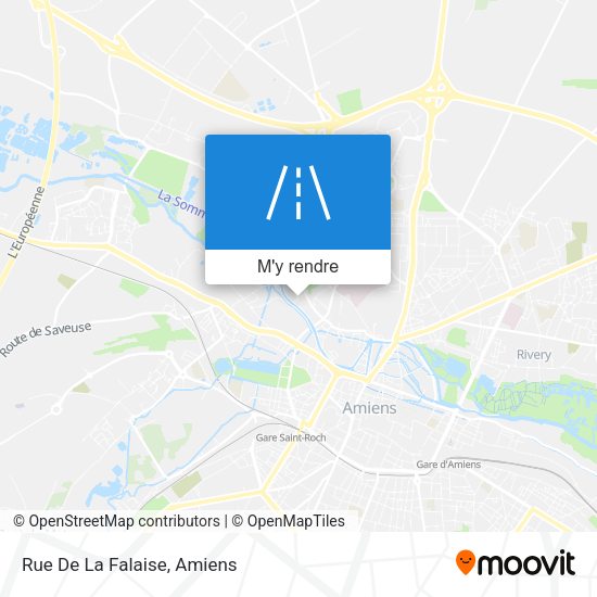Rue De La Falaise plan