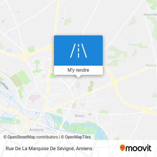 Rue De La Marquise De Sévigné plan