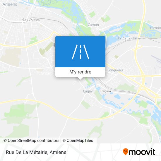 Rue De La Métairie plan