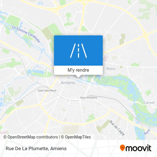 Rue De La Plumette plan