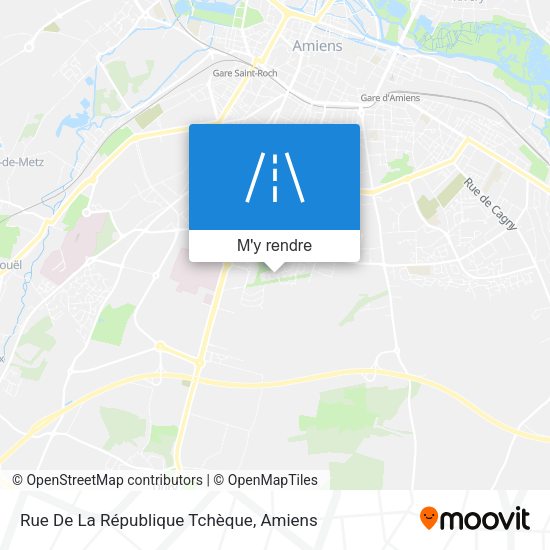 Rue De La République Tchèque plan