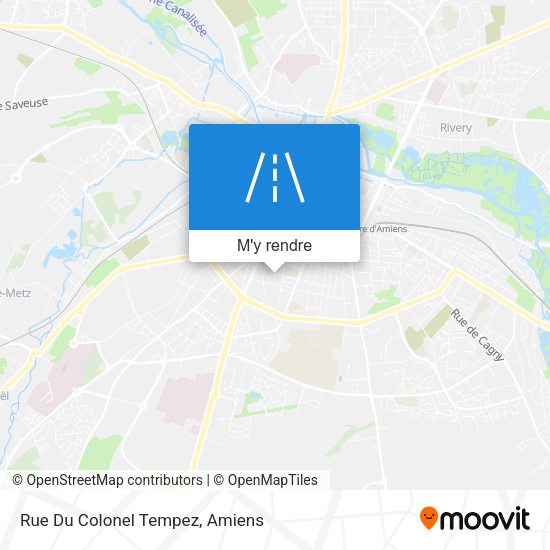 Rue Du Colonel Tempez plan