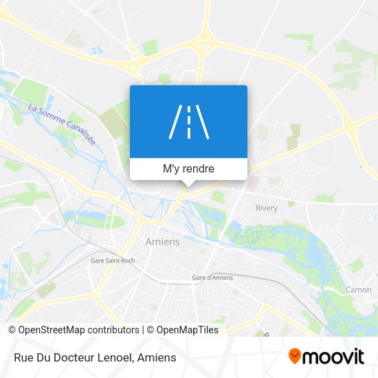 Rue Du Docteur Lenoel plan