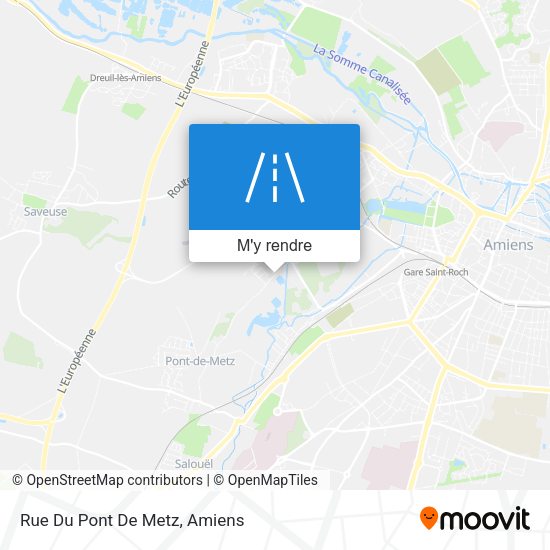 Rue Du Pont De Metz plan