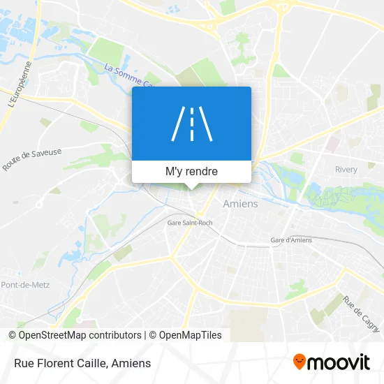 Rue Florent Caille plan