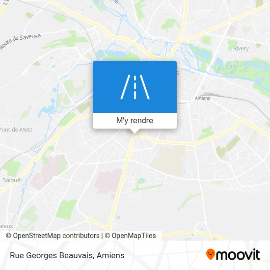 Rue Georges Beauvais plan