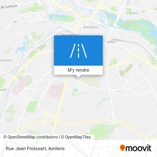 Rue Jean Froissart plan