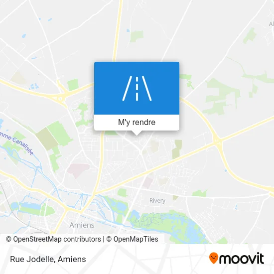 Rue Jodelle plan