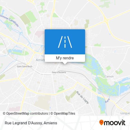 Rue Legrand D'Aussy plan