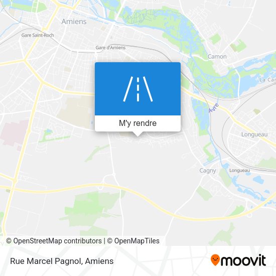 Rue Marcel Pagnol plan