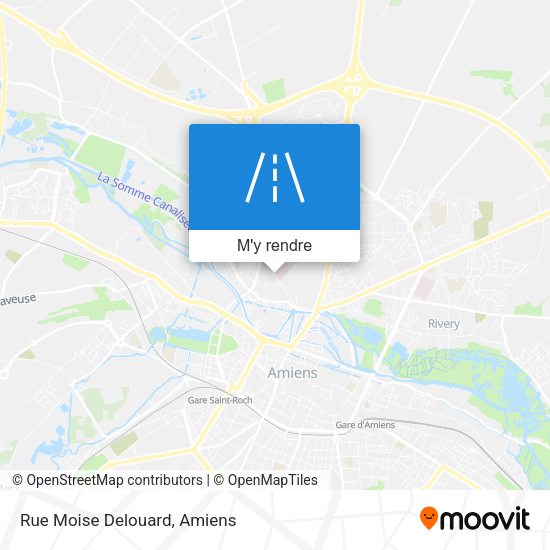 Rue Moise Delouard plan