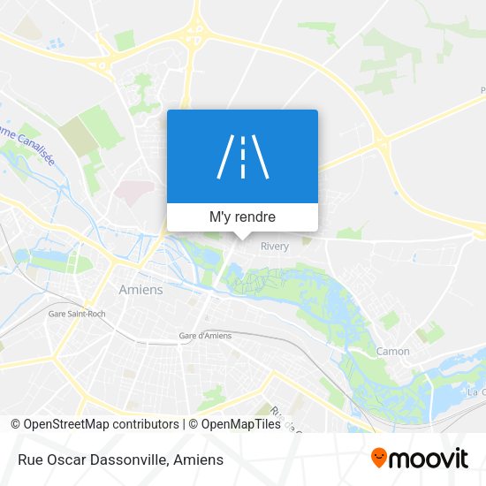 Rue Oscar Dassonville plan