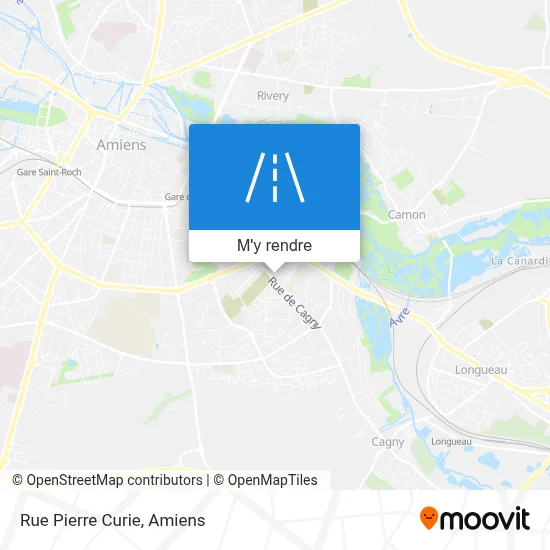 Rue Pierre Curie plan