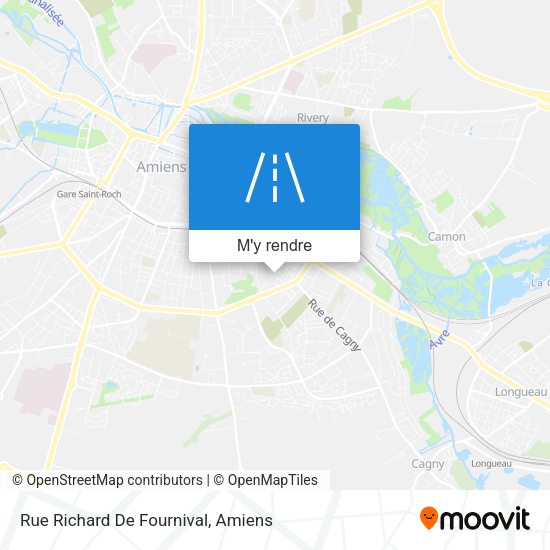 Rue Richard De Fournival plan