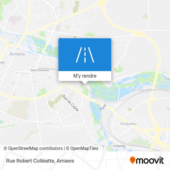 Rue Robert Colléatte plan