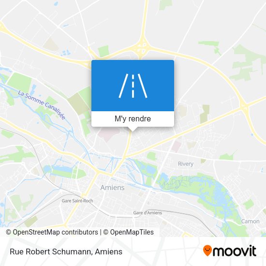 Rue Robert Schumann plan