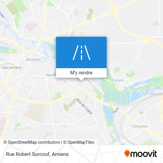 Rue Robert Surcouf plan