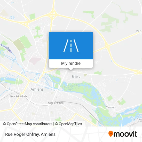 Rue Roger Onfray plan