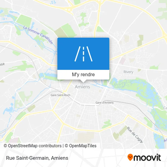 Rue Saint-Germain plan