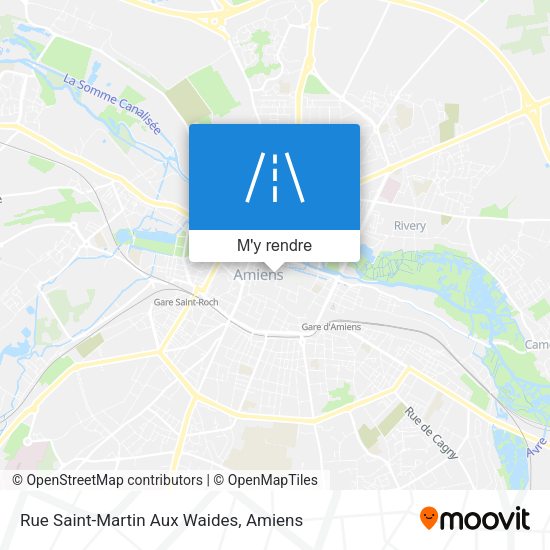 Rue Saint-Martin Aux Waides plan