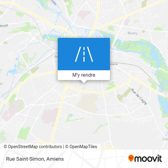 Rue Saint-Simon plan