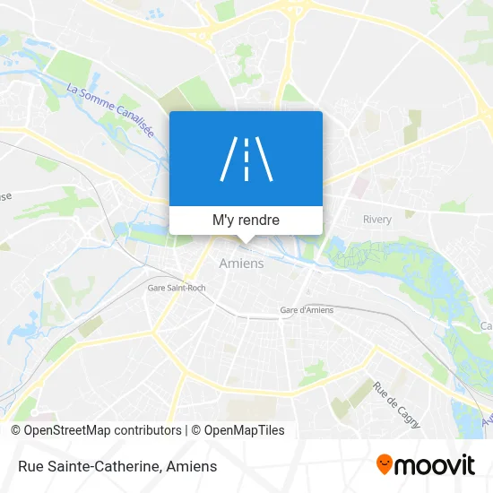 Rue Sainte-Catherine plan